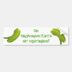 Adesivo Para Carro As Plantas Carnívoras Podem Comer Vegetarianos?