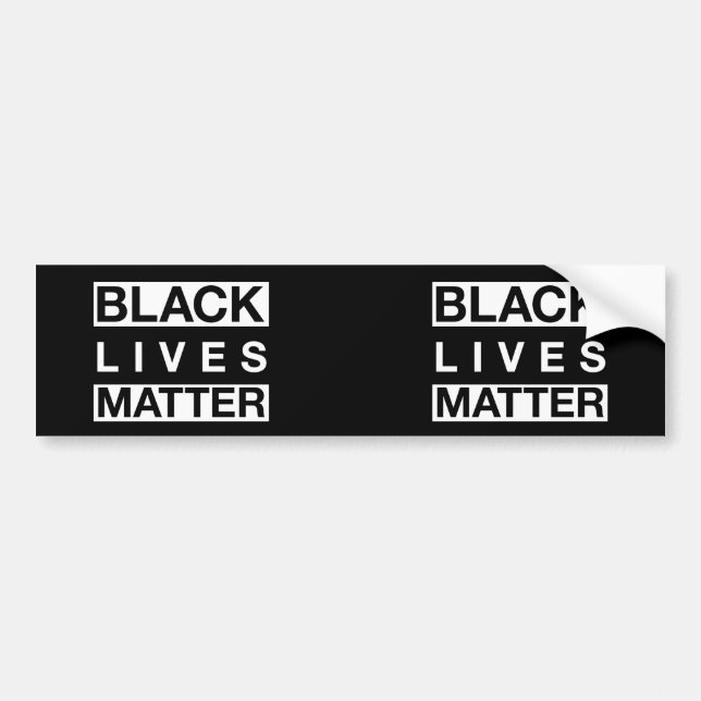 Adesivo Para Carro As Vidas Negras Importam (Frente)