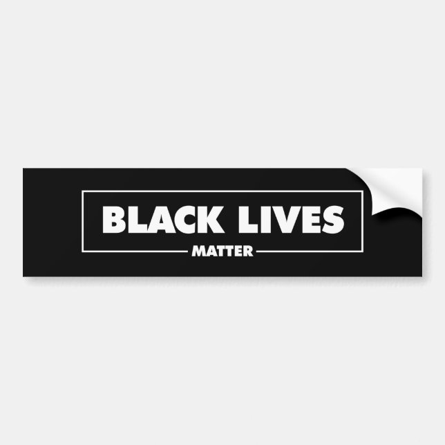 Adesivo Para Carro As Vidas Negras Importam (Frente)