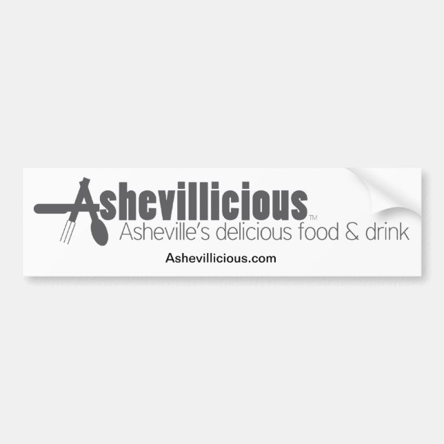Adesivo Para Carro Ashevillicious (Frente)