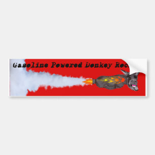 Adesivo Para Carro Asno psto gasolina Rocket