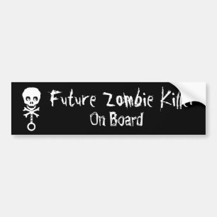Adesivo Para Carro Assassino futuro do zombi a bordo