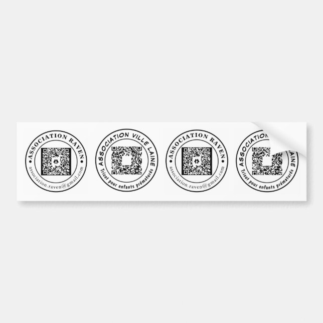 ADESIVO PARA CARRO ASSOCIAÇÕES RAVEN - LINHA VILLE (Frente)