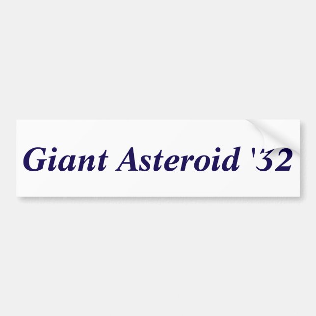 Adesivo Para Carro Asteroide gigante '32 (Frente)