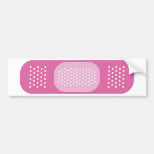 Adesivo Para Carro Atadura cor-de-rosa