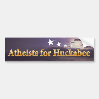 Adesivo Para Carro Ateus para Huckabee