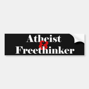 Adesivo Para Carro Atheist & Freethinker