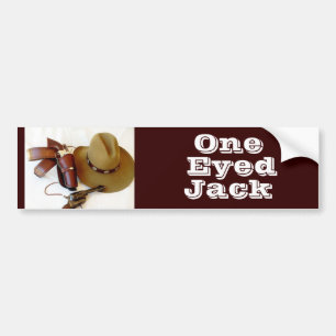 Adesivo Para Carro Atirador de Ação do Cowboy Alias Bumper Sticker