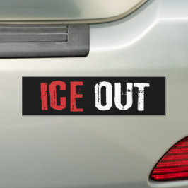 Adesivo Para Carro Ativismo Político Anti ICE Out Protesto