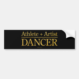 Adesivo Para Carro Atleta + Artista = dançarino