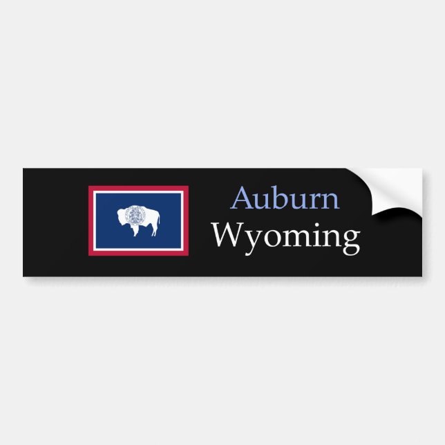 Adesivo Para Carro Auburn Wyoming (Frente)