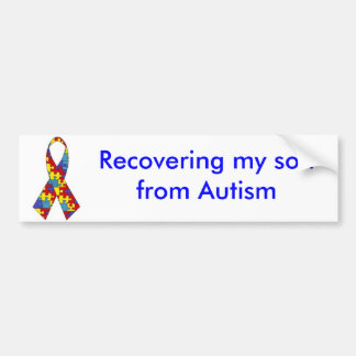 Adesivo Para Carro autism_ribbon, recuperando meu filho do autismo