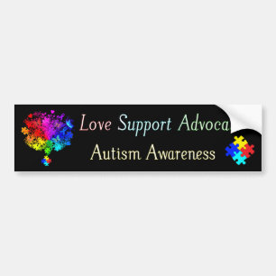 Adesivo Para Carro Autism Spectrum Tree