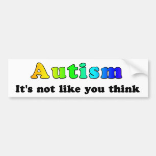 Adesivo Para Carro Autismo: Não como você pense