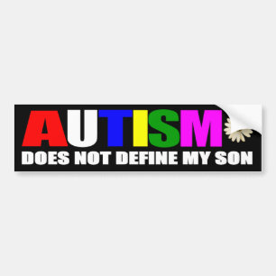 Adesivo Para Carro Autismo não define meu filho