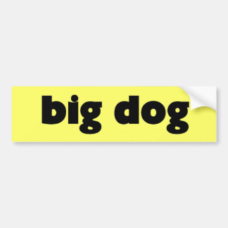 Adesivo Para Carro Autocolante “big dog "