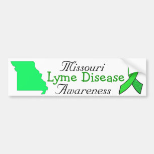 Adesivo Para Carro Autocolante de alerta para a doença de Lyme do Mis