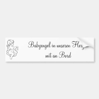 Adesivo Para Carro Autocolante de automóvel anjo de bebé em nossos