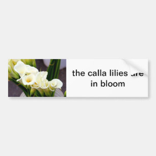 Adesivo Para Carro autocolante de lírios calla