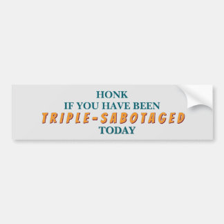 Adesivo Para Carro Autocolante de Sabotagem Tripla