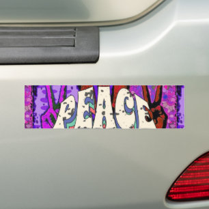 Adesivo Para Carro Autocolante do Bumper de Paz