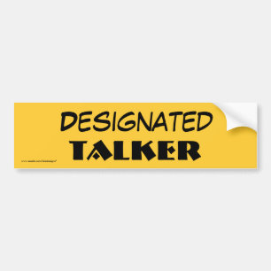 Adesivo Para Carro Autocolante do Talker Designado