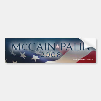 Adesivo Para Carro Autocolante no vidro traseiro 2008 de McCain Palin