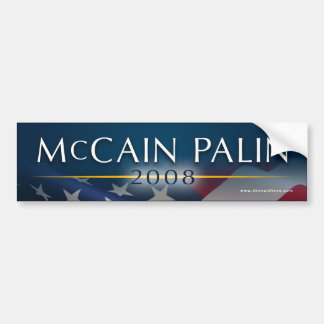 Adesivo Para Carro Autocolante no vidro traseiro 2008 de McCain Palin