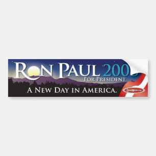 Adesivo Para Carro Autocolante no vidro traseiro 2008 de Ron Paul