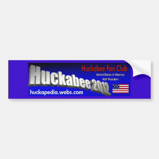 Adesivo Para Carro Autocolante no vidro traseiro 2012 de Huckabee