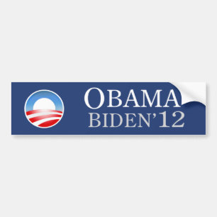 Adesivo Para Carro Autocolante no vidro traseiro 2012 de Obama Biden