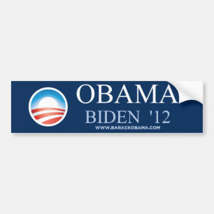Adesivo Para Carro Autocolante no vidro traseiro 2012 de Obama Biden