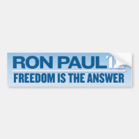 Autocolante no vidro traseiro 2012 de Ron Paul