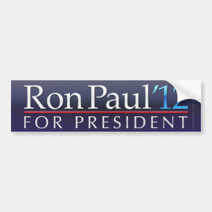 Adesivo Para Carro Autocolante no vidro traseiro 2012 de Ron Paul