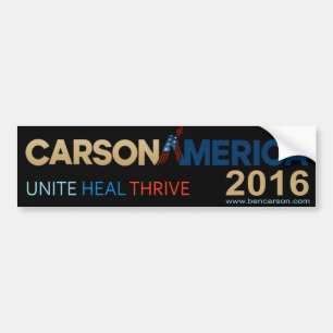 Adesivo Para Carro Autocolante no vidro traseiro 2016 de Ben Carson