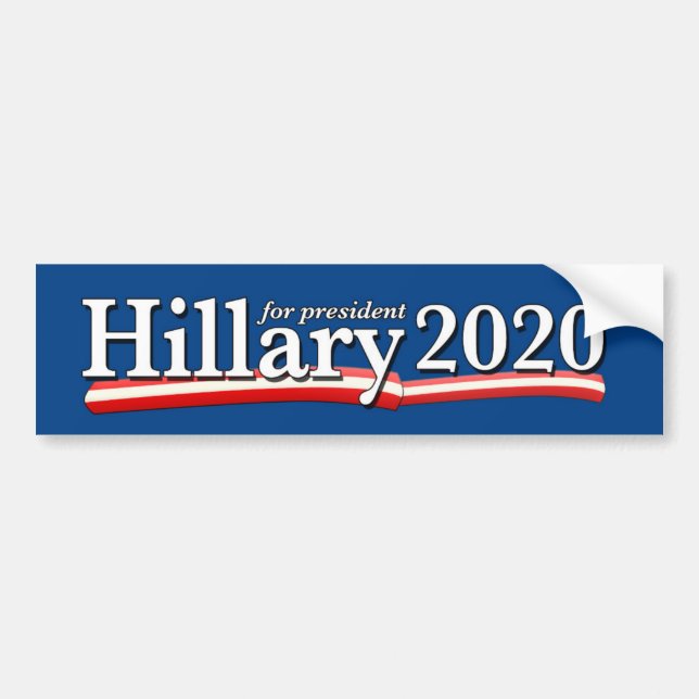 Adesivo Para Carro Autocolante no vidro traseiro 2020 de Hillary (Frente)