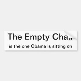 Adesivo Para Carro Autocolante no vidro traseiro - a cadeira vazia