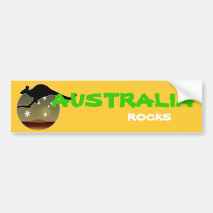 Adesivo Para Carro Autocolante no vidro traseiro australiano do ícon