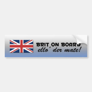 Adesivo Para Carro Autocolante no vidro traseiro britânico