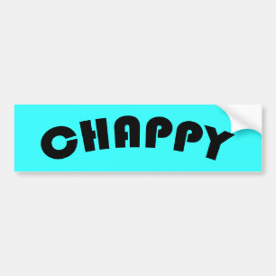 Adesivo Para Carro Autocolante no vidro traseiro Chappy