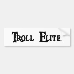Adesivo Para Carro Autocolante no vidro traseiro da elite do troll