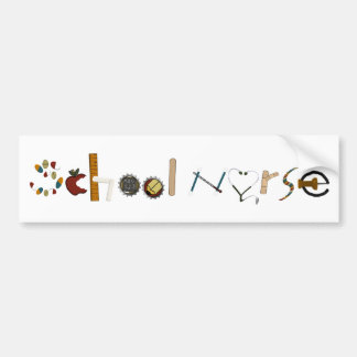 Adesivo Para Carro Autocolante no vidro traseiro da enfermeira da