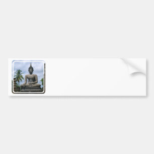 Adesivo Para Carro Autocolante no vidro traseiro da estátua de Buddh