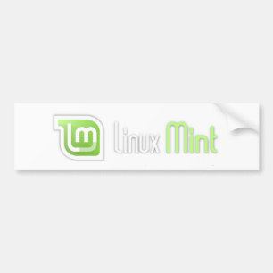Adesivo Para Carro Autocolante no vidro traseiro da hortelã de Linux