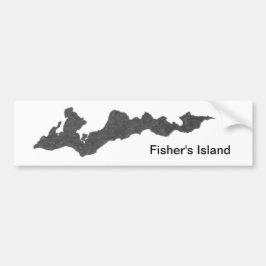 Adesivo Para Carro Autocolante no vidro traseiro da ilha de Fisher