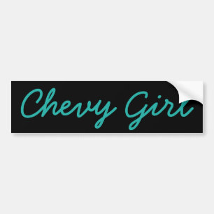 Adesivo Para Carro Autocolante no vidro traseiro da menina de Chevy