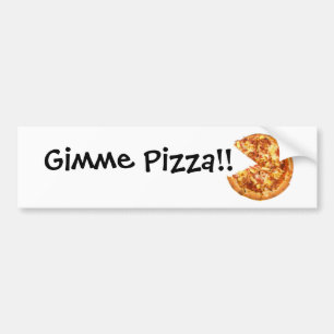 Adesivo Para Carro Autocolante no vidro traseiro da pizza de Gimme