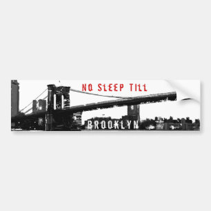 Adesivo Para Carro Autocolante no vidro traseiro da ponte de Brooklyn