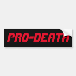 Adesivo Para Carro Autocolante no vidro traseiro da Pro-Morte