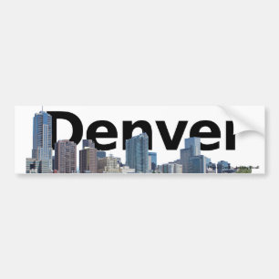 Adesivo Para Carro Autocolante no vidro traseiro da skyline de Denver